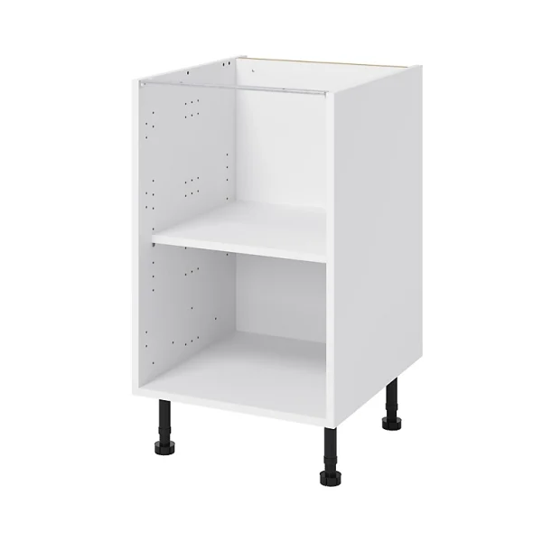 Castorama Caisson Bas De Cuisine GoodHome Caraway Blanc H. 72 Cm X L. 50 Cm boutiqued pas cher 1