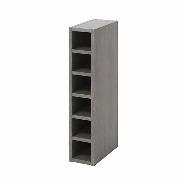 en ligne Castorama Caisson Range Bouteilles GoodHome Caraway Gris H. 72 Cm X L. 15 Cm 1