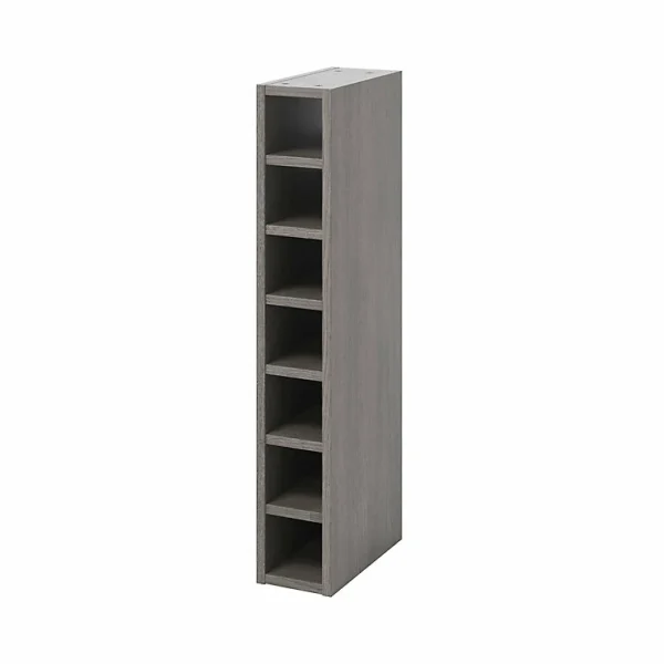 Castorama Caisson Range Bouteilles Haut GoodHome Caraway Gris H. 90 Cm X L. 15 Cm à prix très bas 1