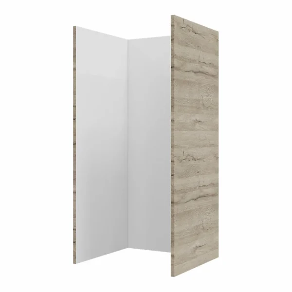 prix le plus bas Castorama Côté De Remplacement Pour 1/2 Colonne électroménager Goodhome Pachira Bois Clair H. 135 Cm X L. 57 Cm X Ep. 18 Mm 1