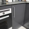 Pas Cher soldes France Castorama Poignée De Meuble De Cuisine GoodHome Golpar Effet Inox L. 23,3 Cm, 2 Pièces 7